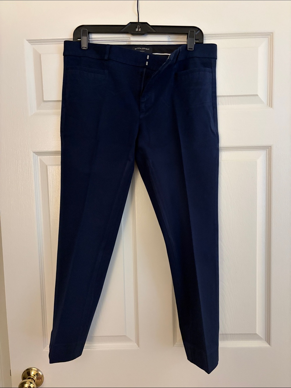 Banana Republic Navy Ankle-Length Pants